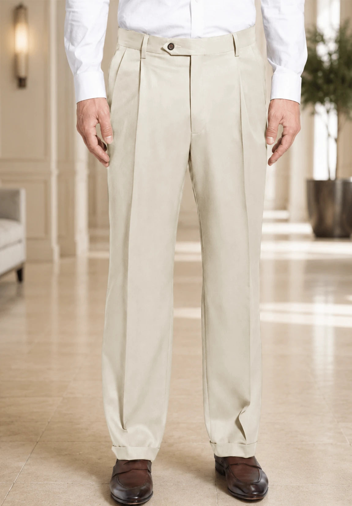 Men's beige pants
