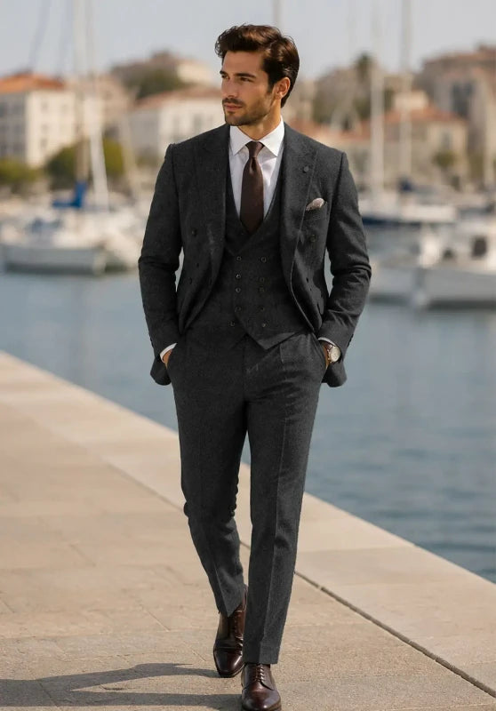 mens tweed suit