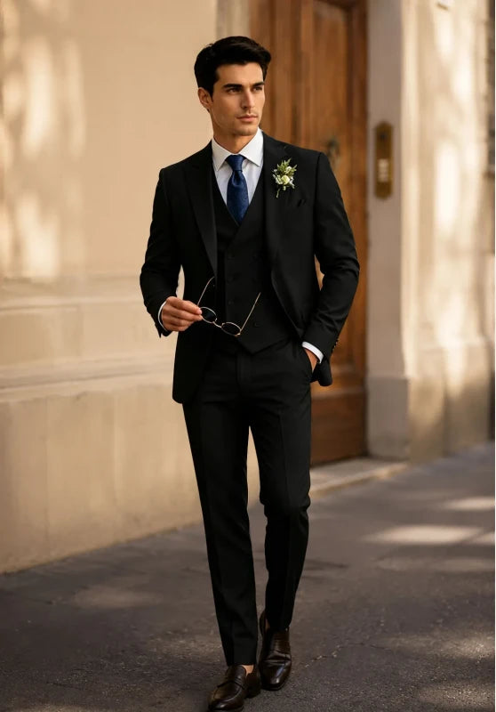 Men's White 3-Piece Suit