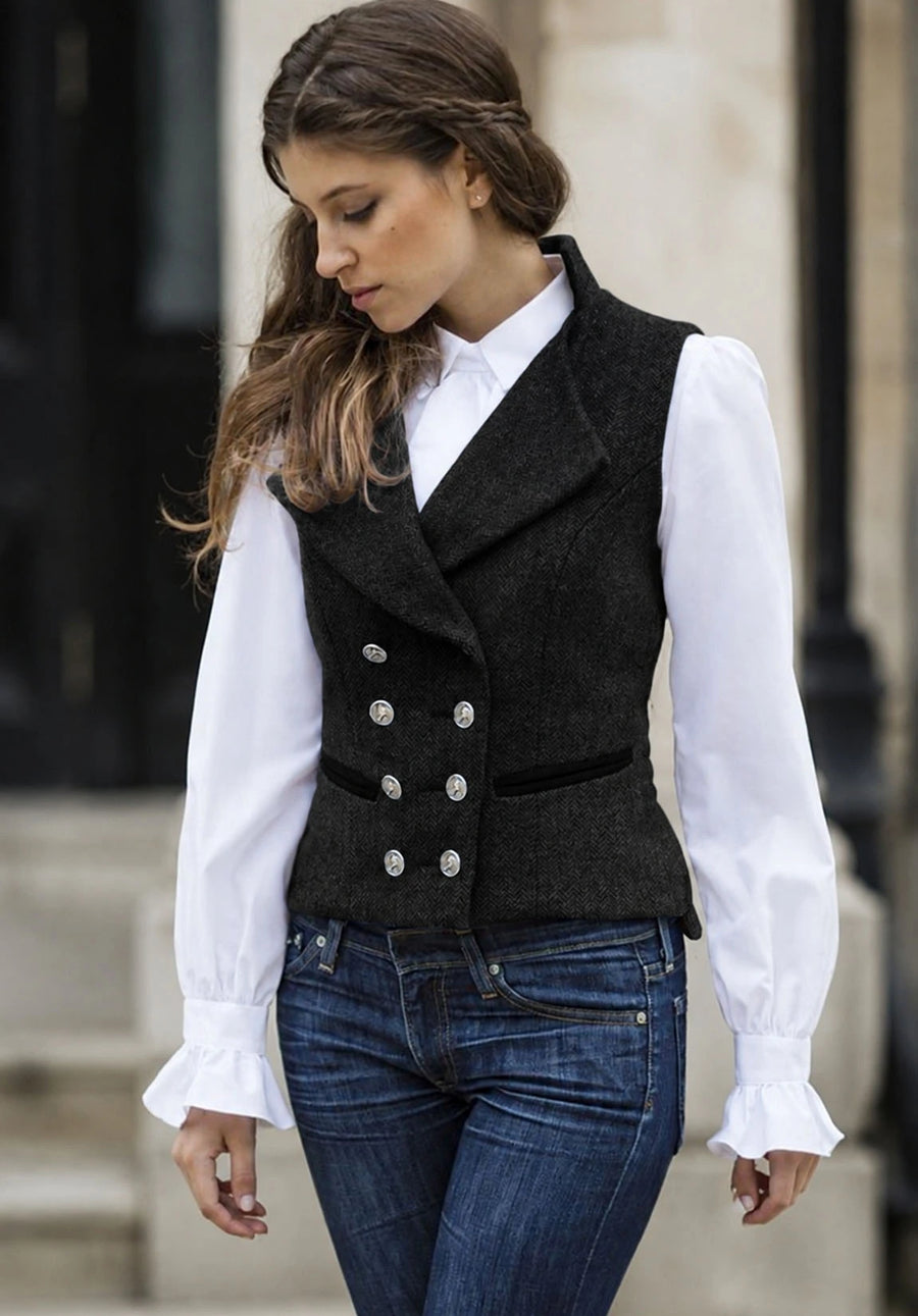 Women Tweeed Vest