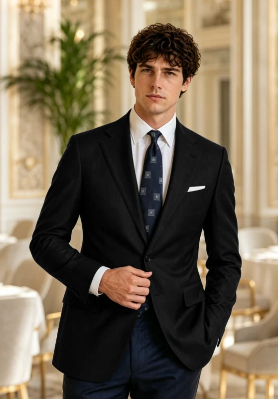 Men's Black  Blazer Jacket