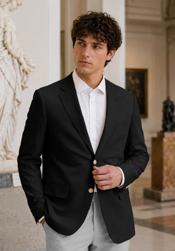 Men's Black  Blazer Jacket