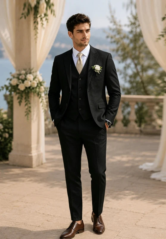 Men Linen Suit