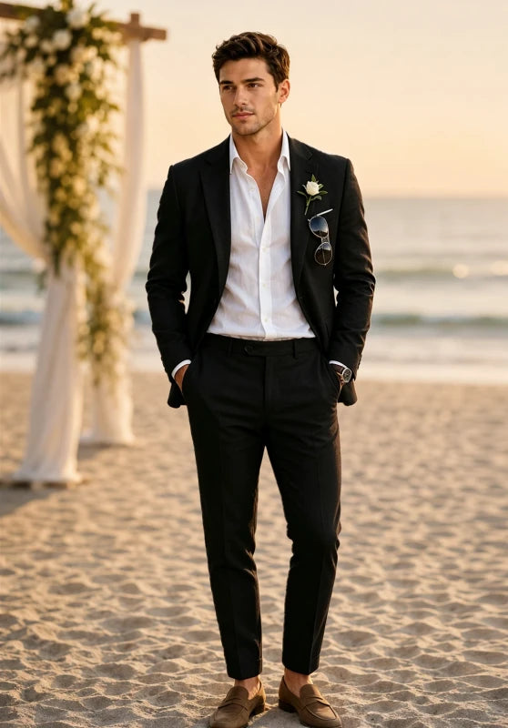 Men Linen Suit
