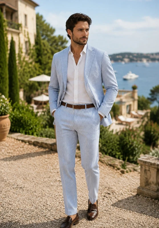 Men Linen Suit
