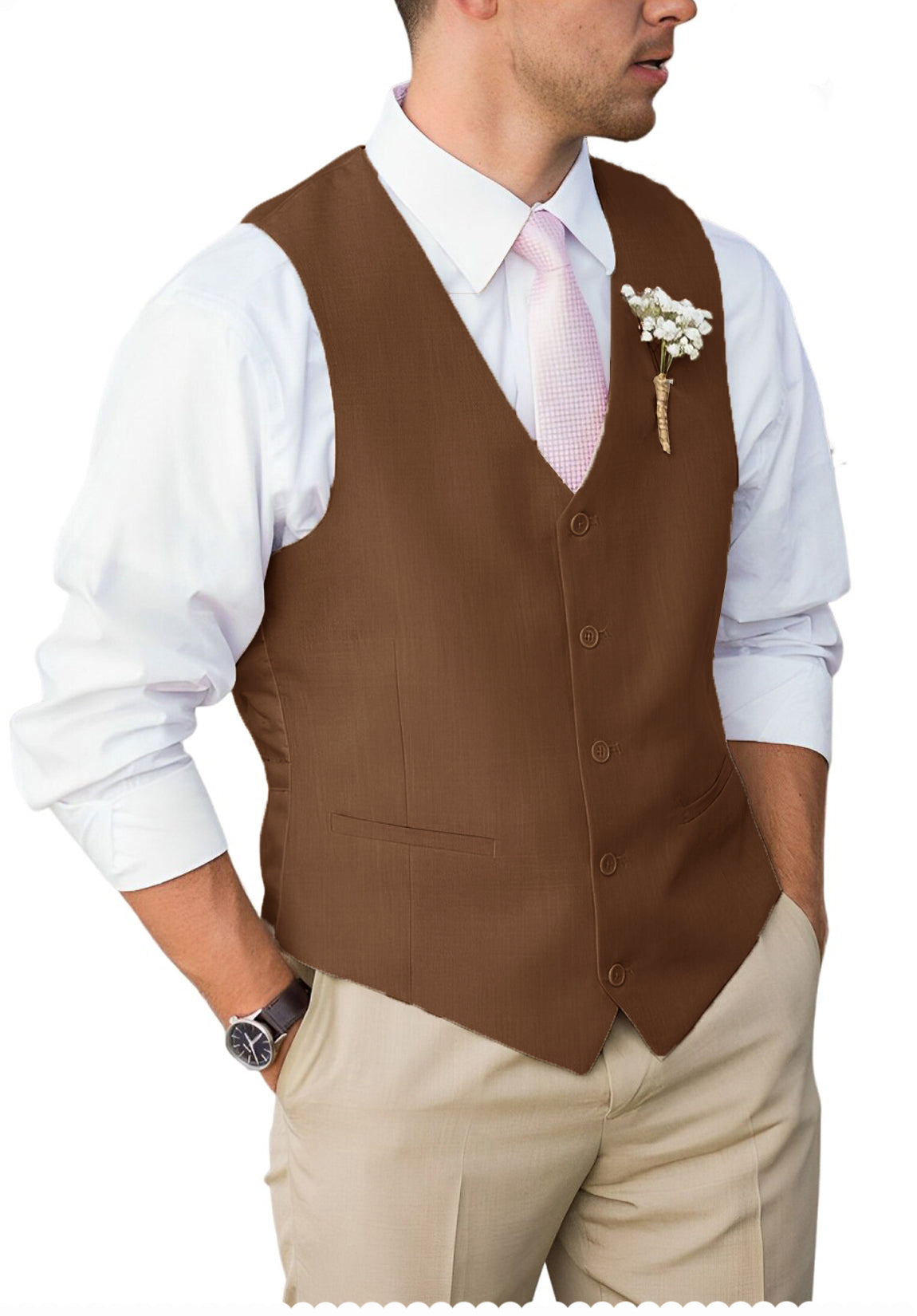 Men's suit vest 