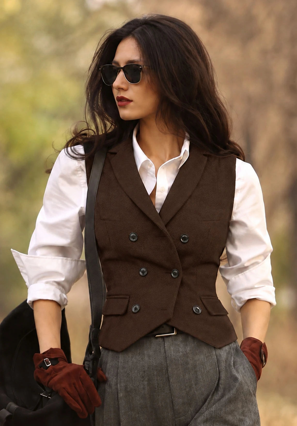 Women Tweeed Vest
