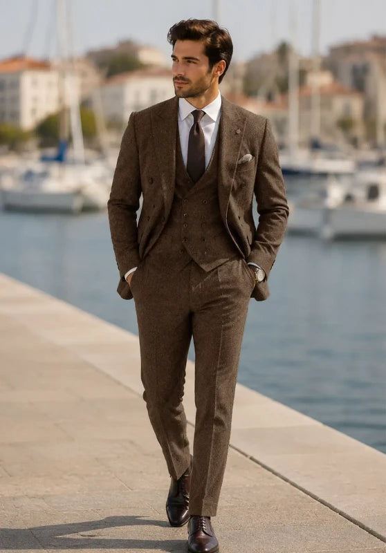 mens tweed suit