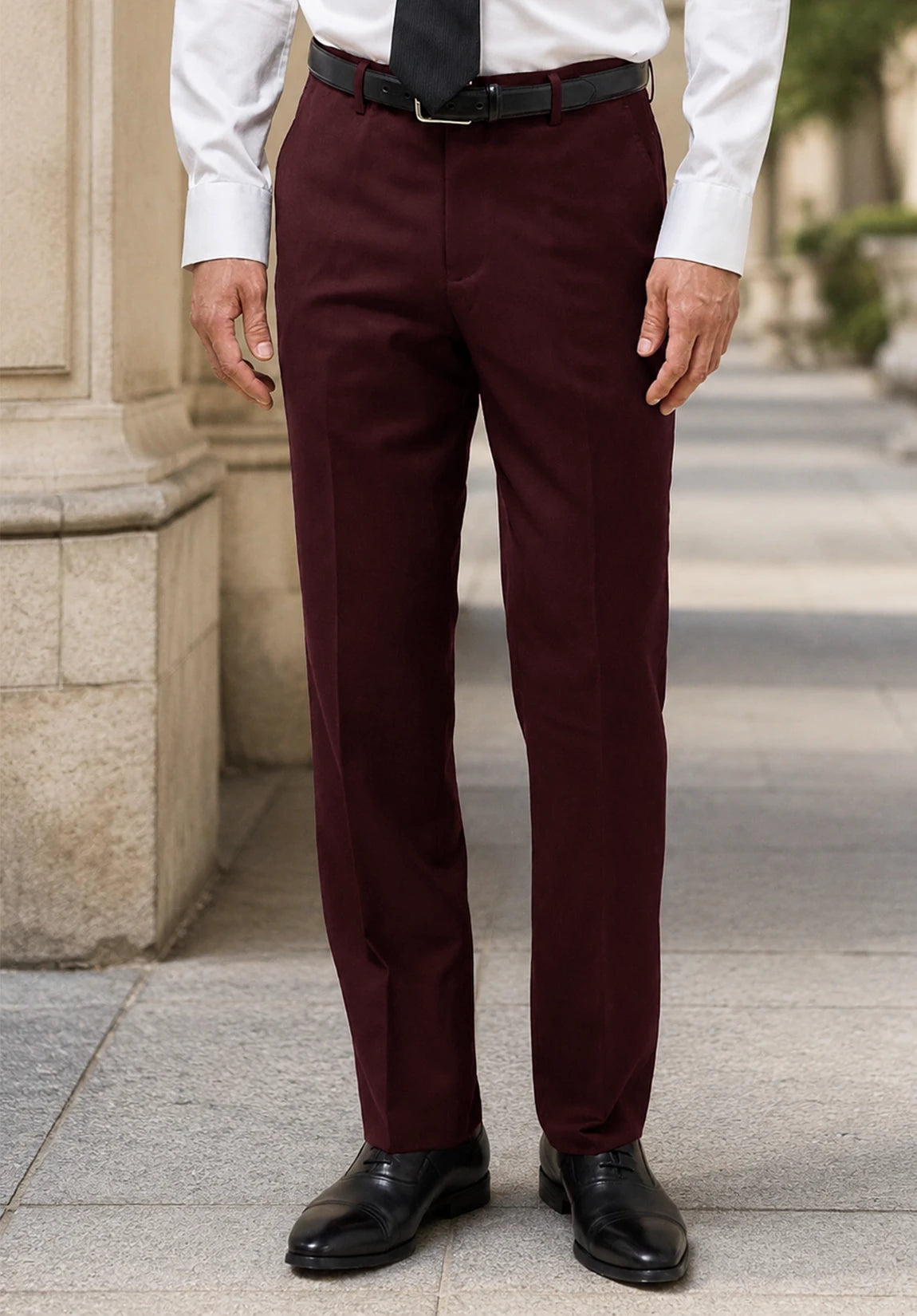 Men's Slim Fit Wrinkle Free Dress Pants for Business