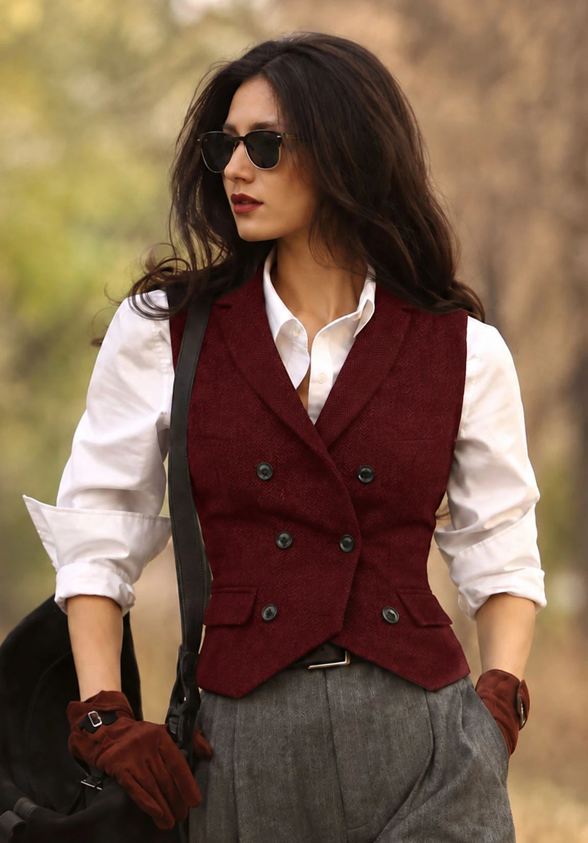 Women Tweeed Vest