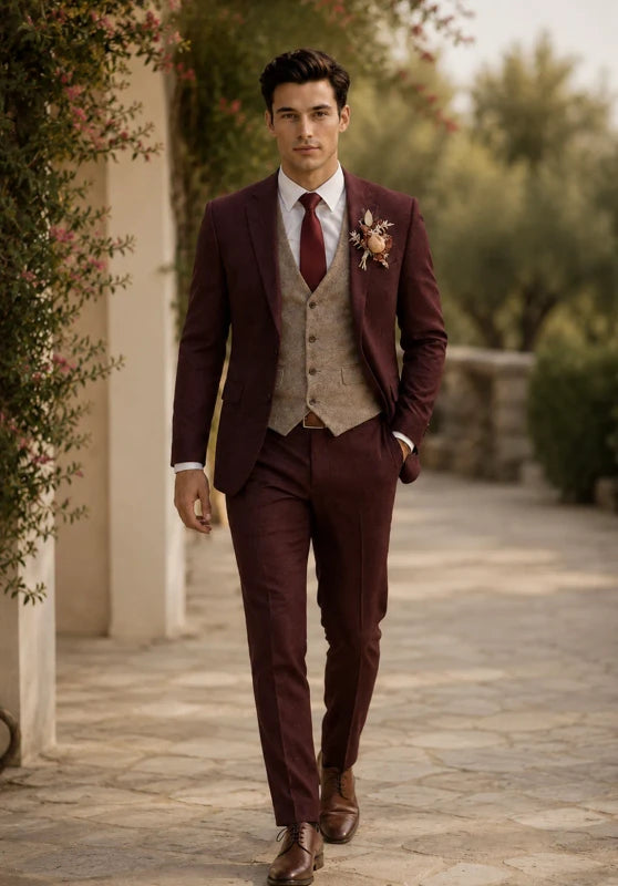 mens tweed suit