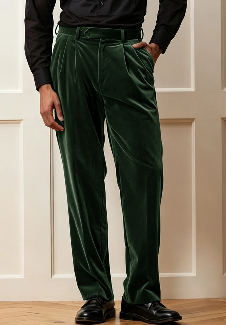 Men's dark green pants