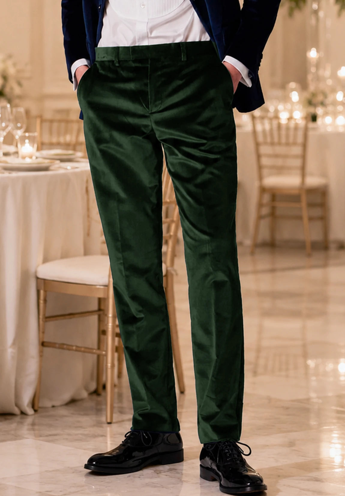 Men's dark green pants