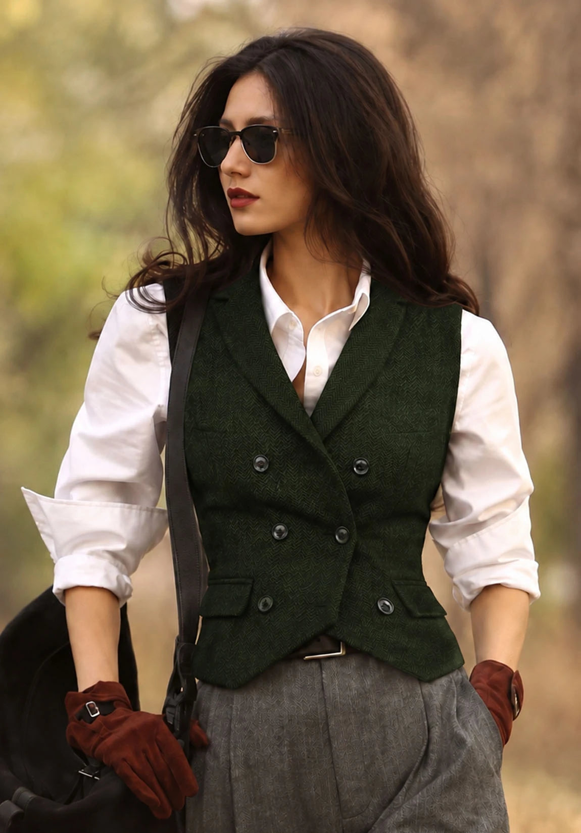 Women Tweeed Vest
