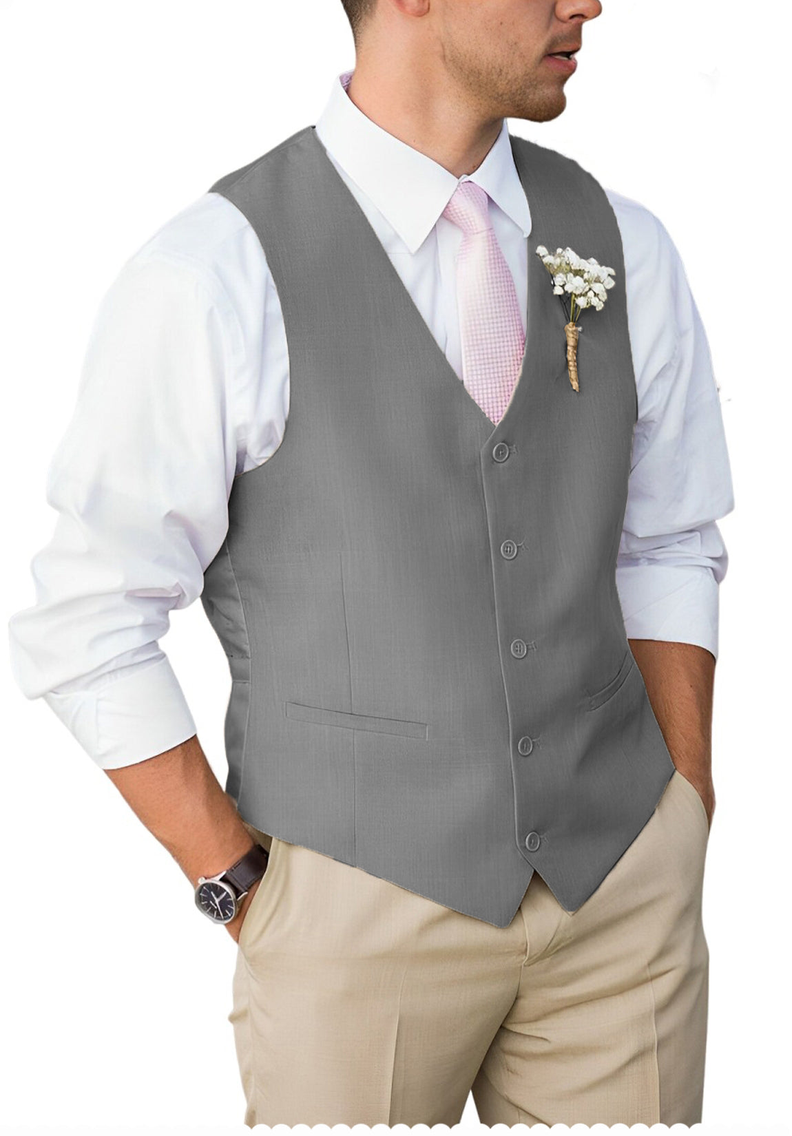Men's suit vest 