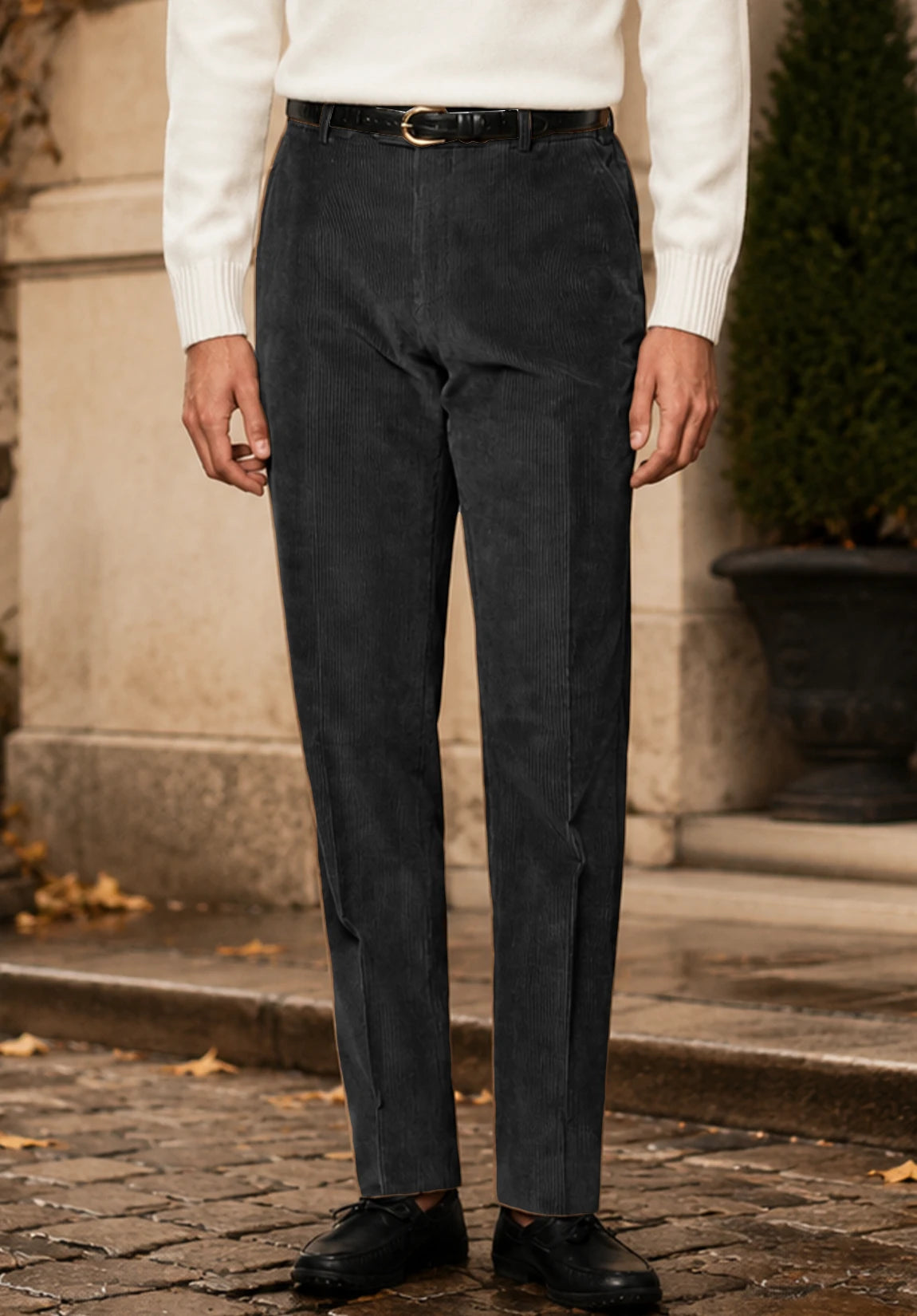 Men's dark gray pants