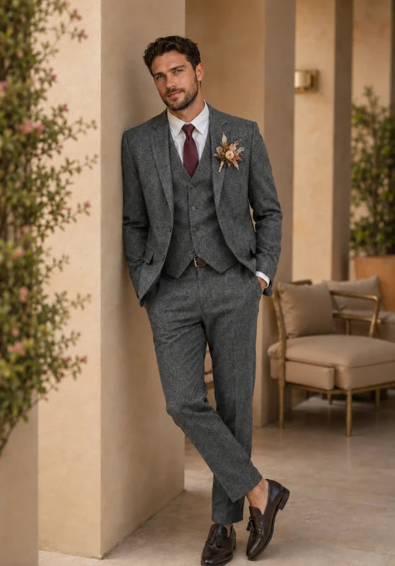 mens tweed suit