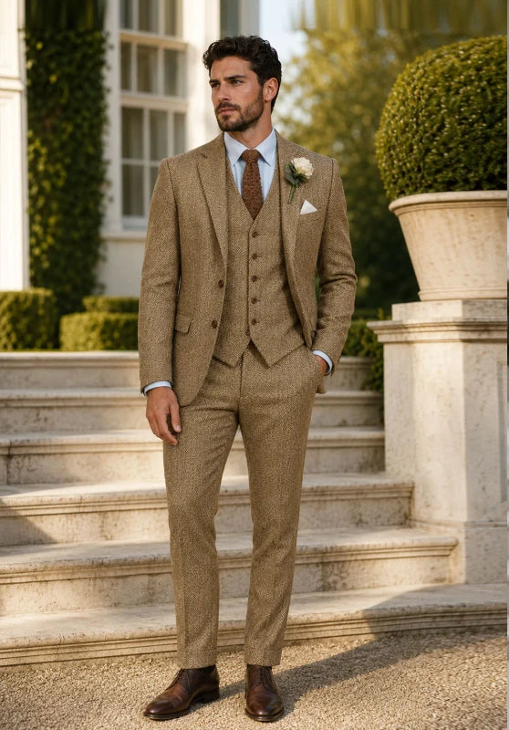 mens tweed suit