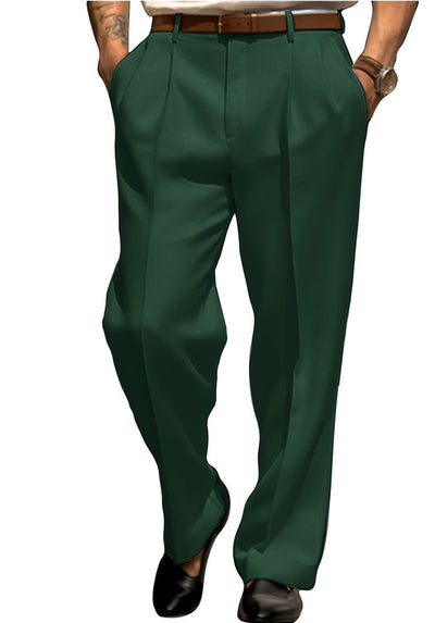 Men's  suit pants dark green