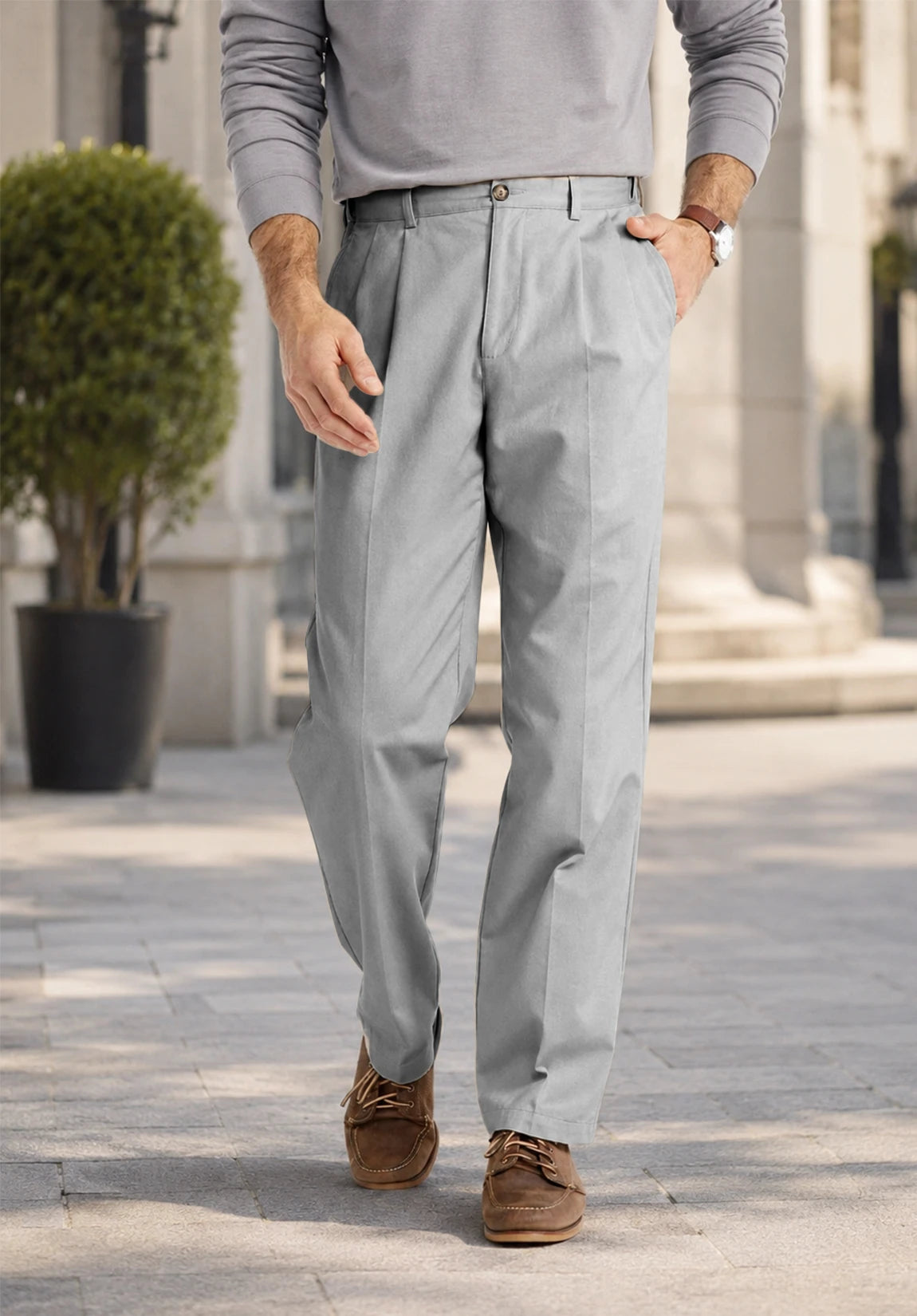 Men's gray pants