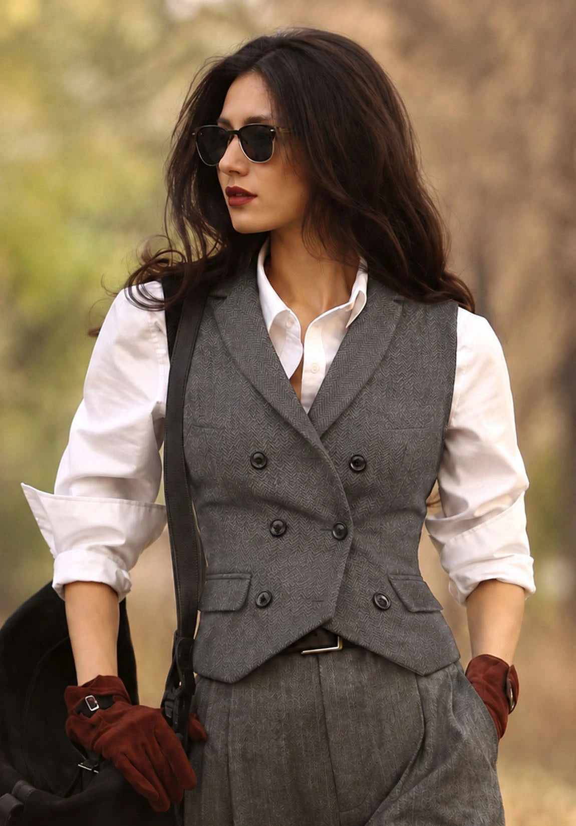 Women Tweeed Vest