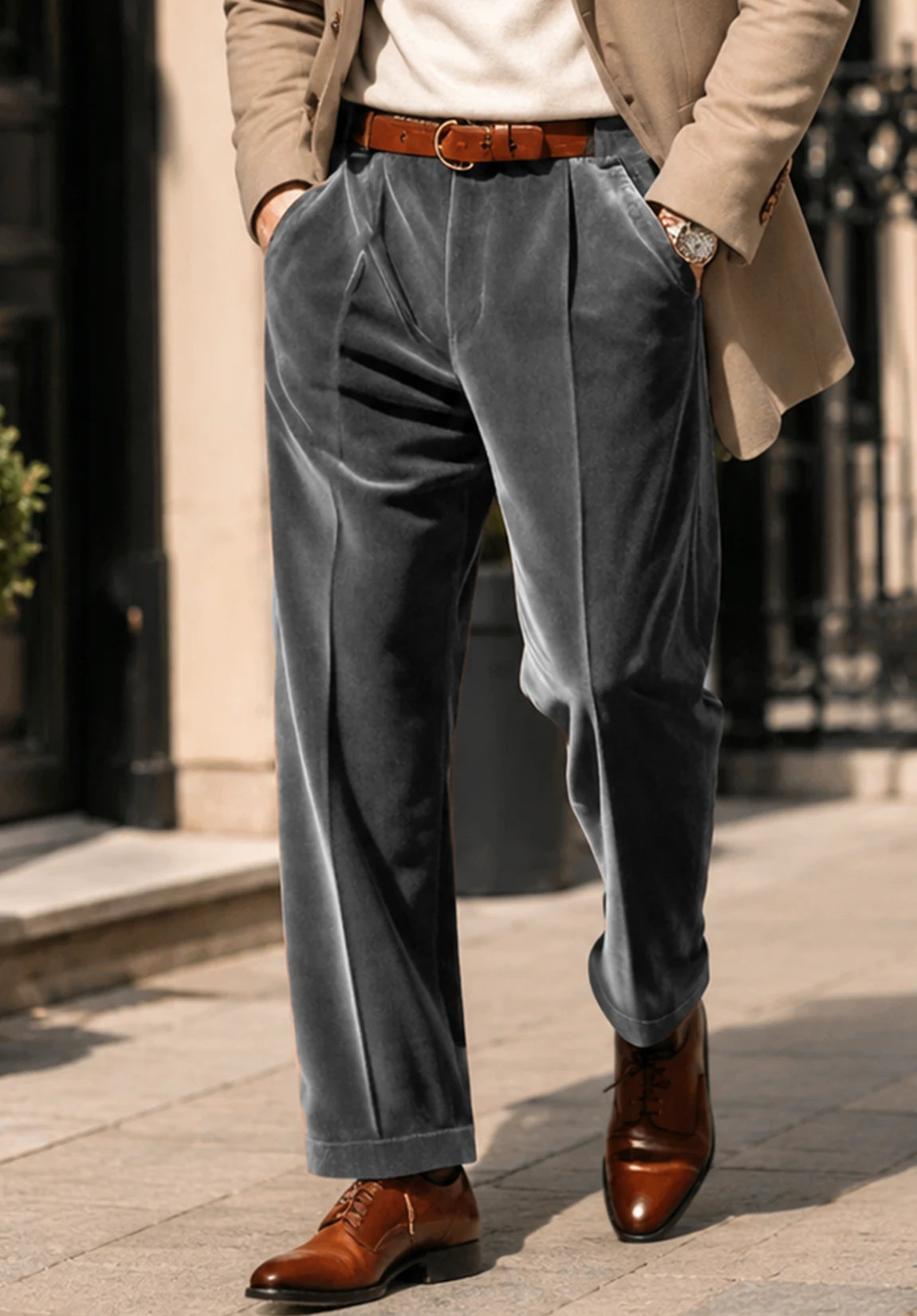 Men's gray pants