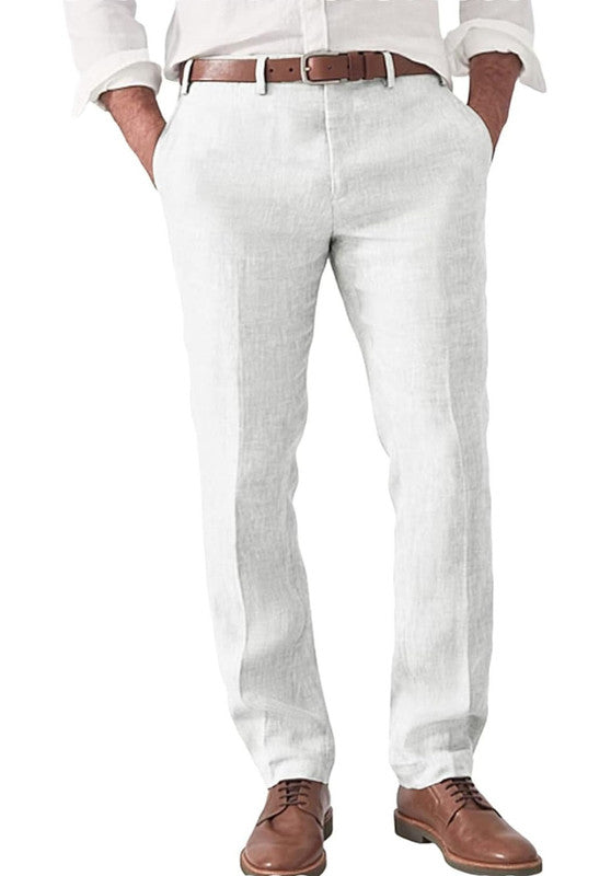 men linen pants