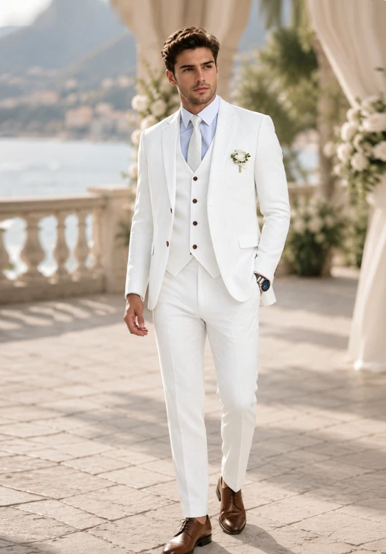 Men Linen Suit