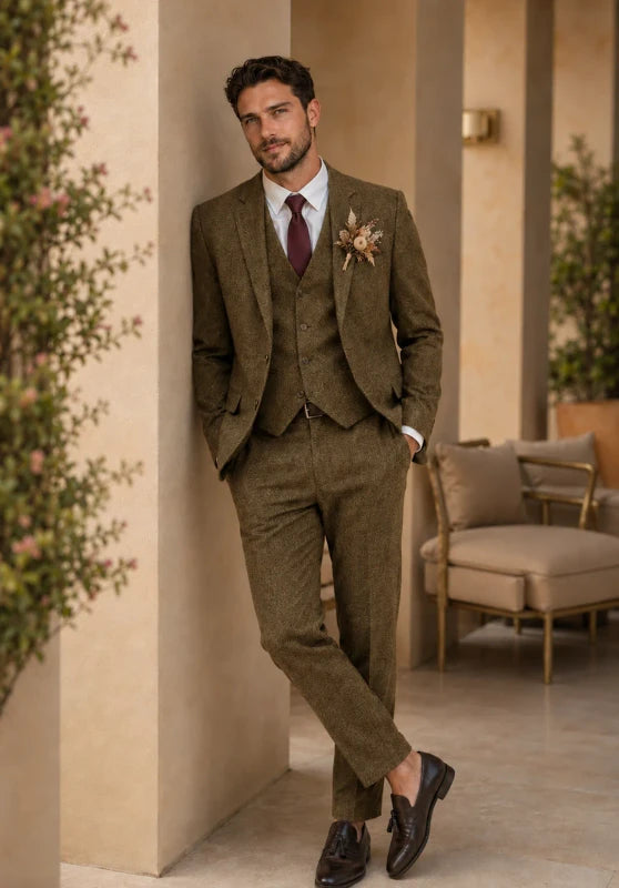 mens tweed suit