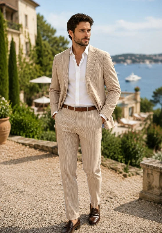 Men Linen Suit
