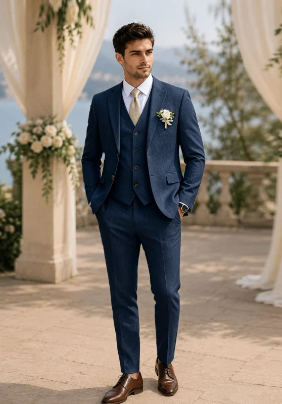 Men Linen Suit