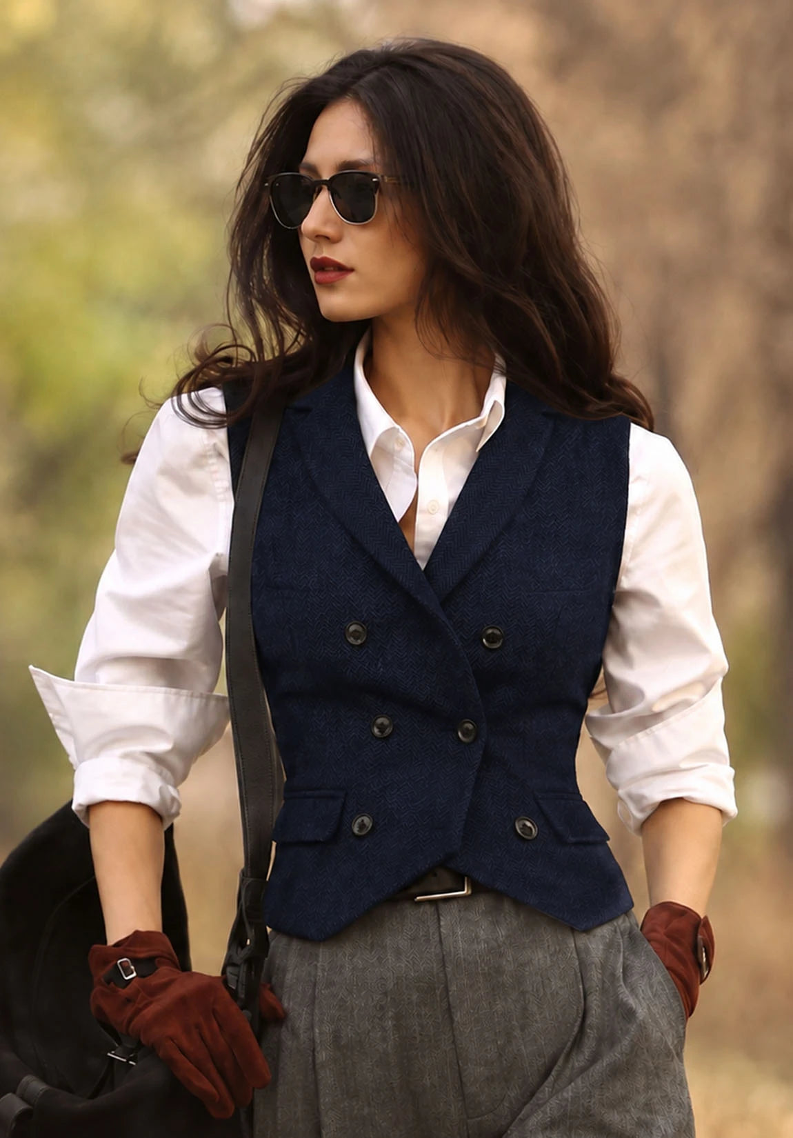 Women Tweeed Vest