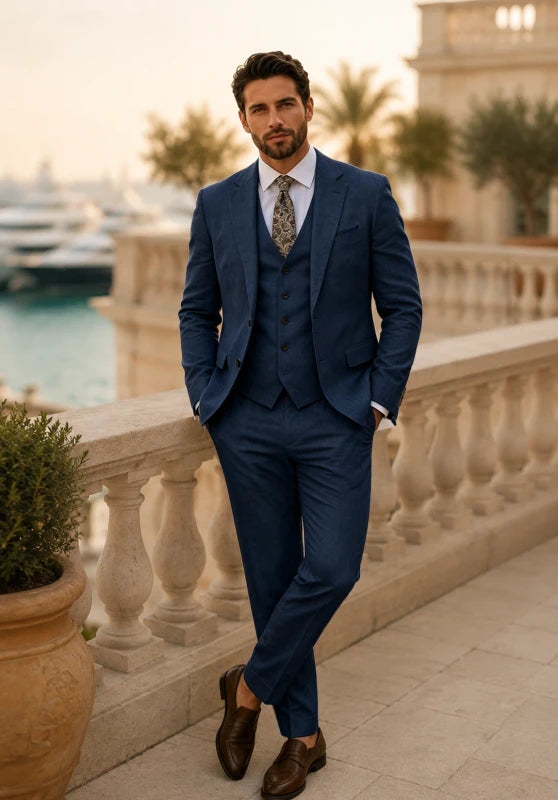 Men Linen Suit