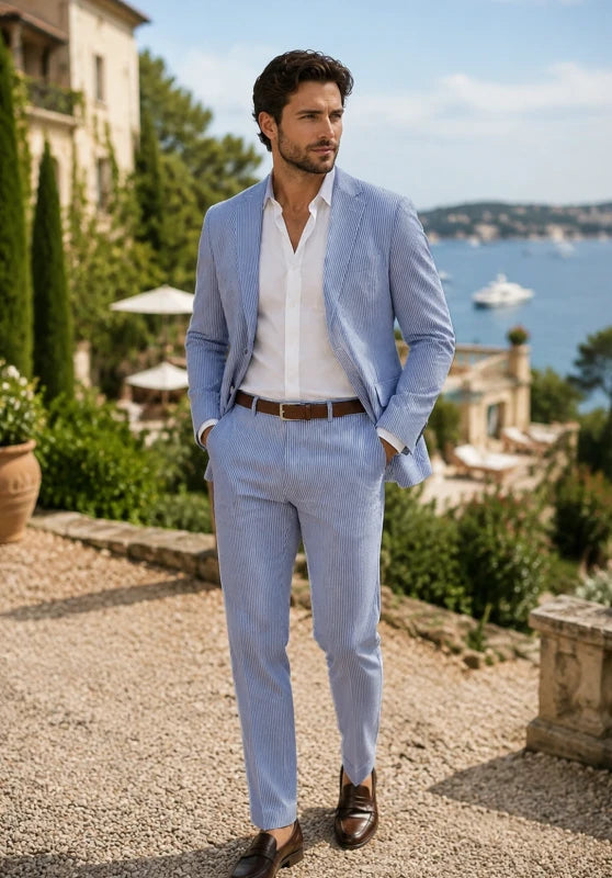 Men Linen Suit