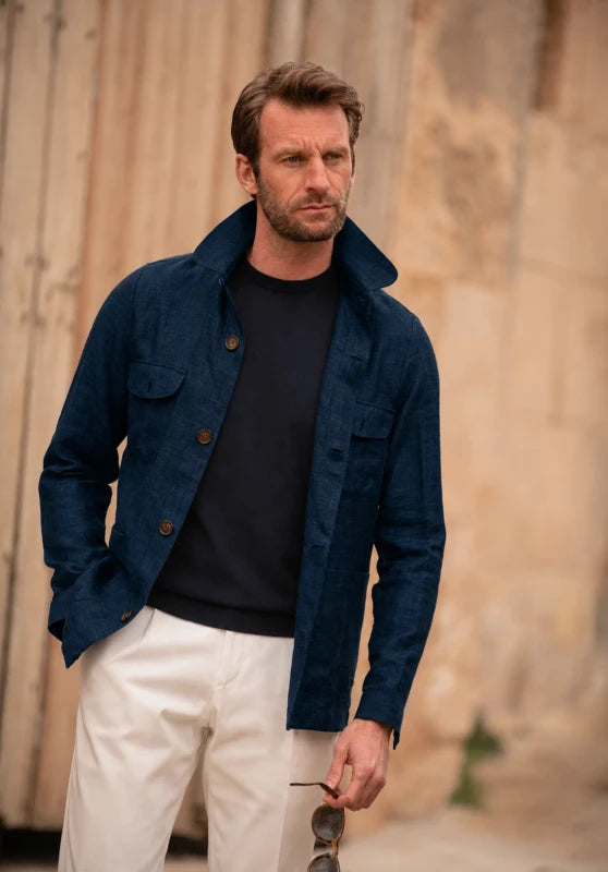 men's linen jacket