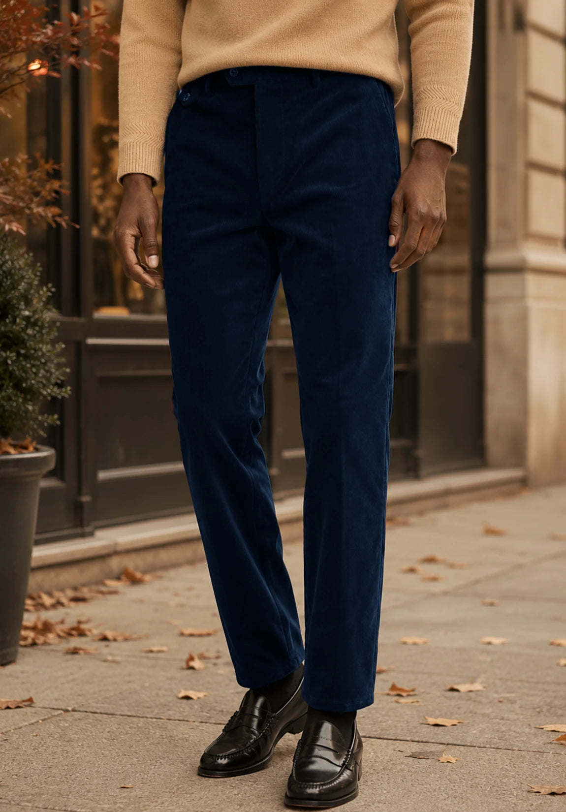 Men's navy pants