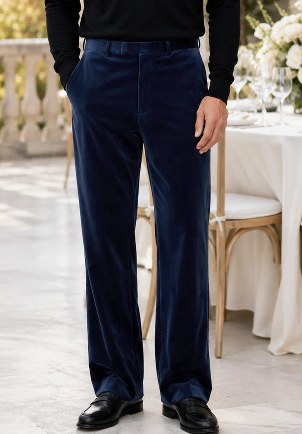 Men's navy pants