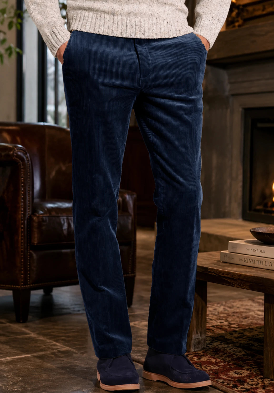 Men's navy pants