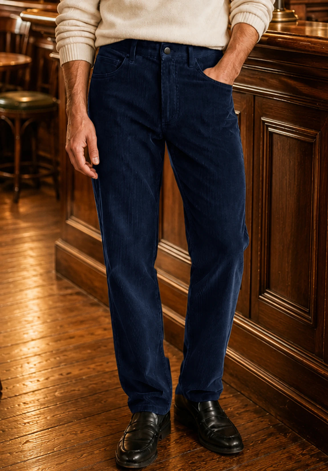 Men's navy pants