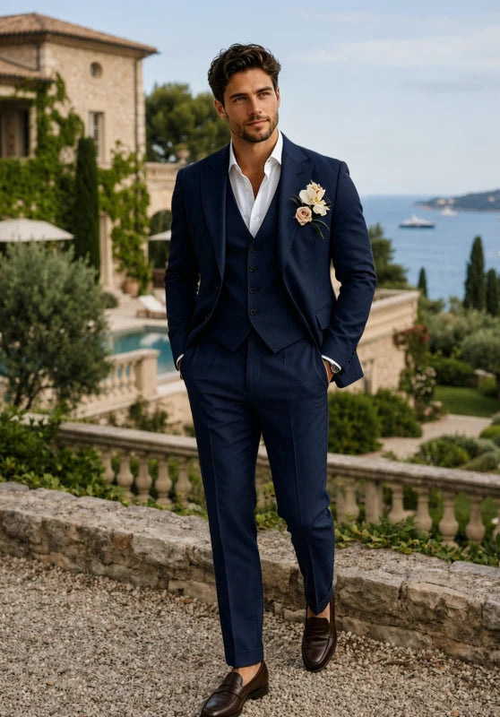 Men Linen Suit