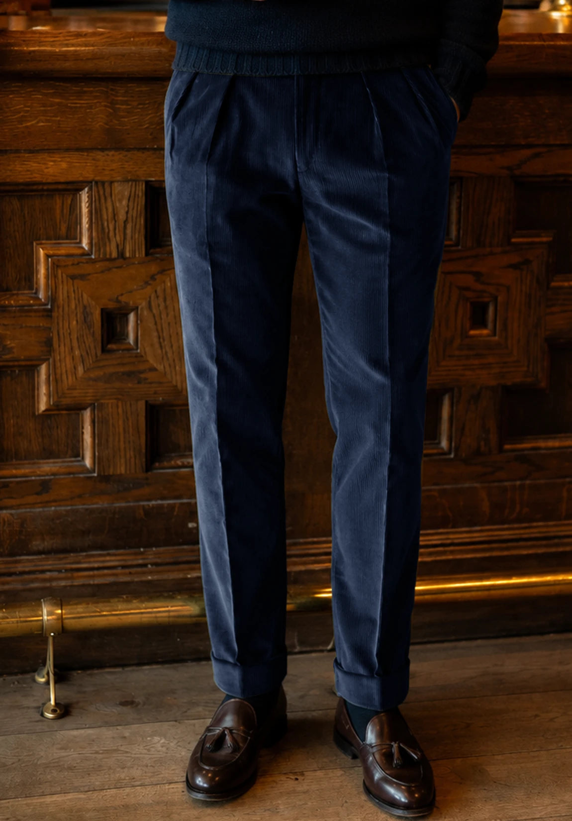 Men's navy pants