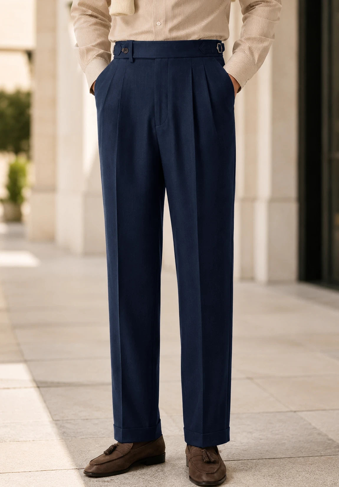 Men's navy pants
