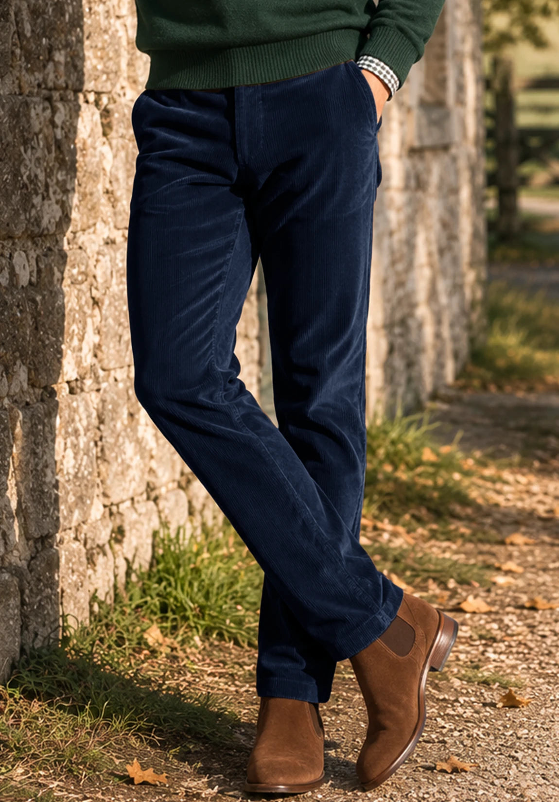 Men's navy pants