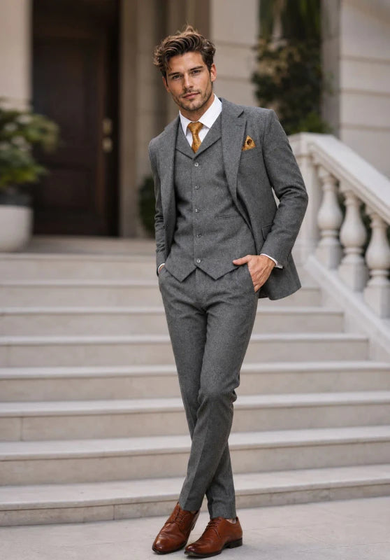 mens tweed suit