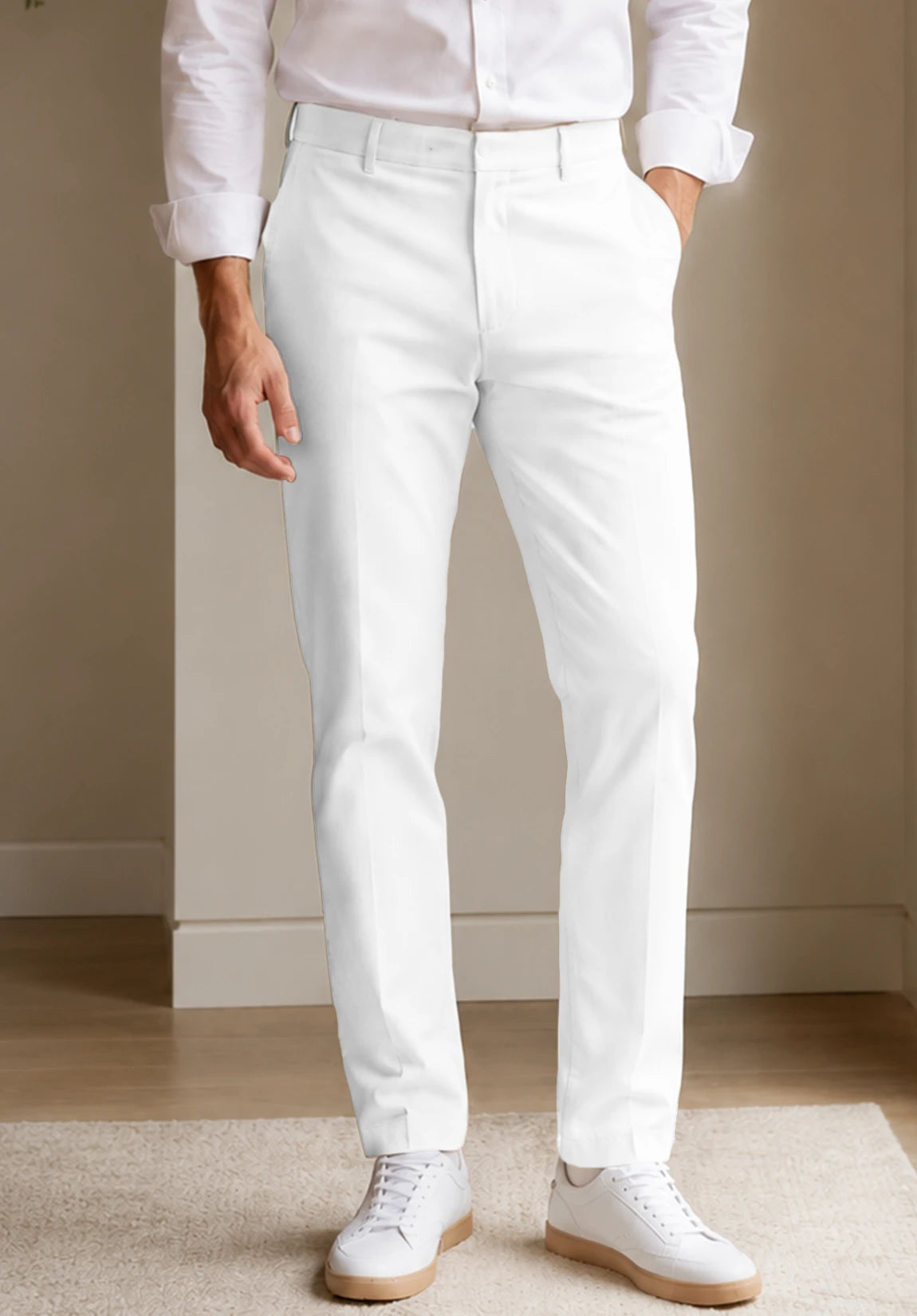 Men's white pants