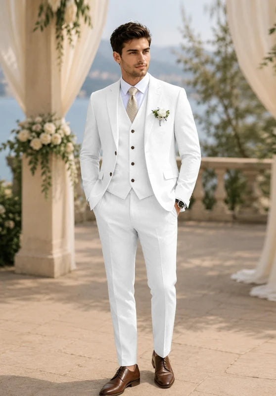 Men Linen Suit