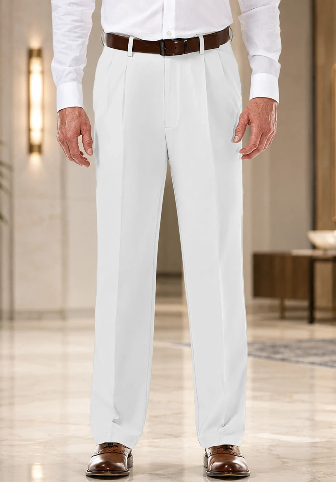 Men's white pants