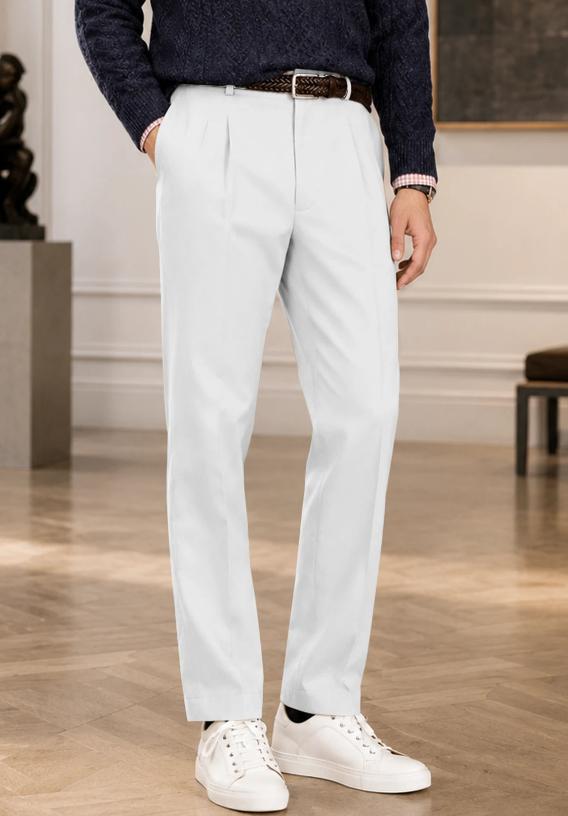 Men's white pants