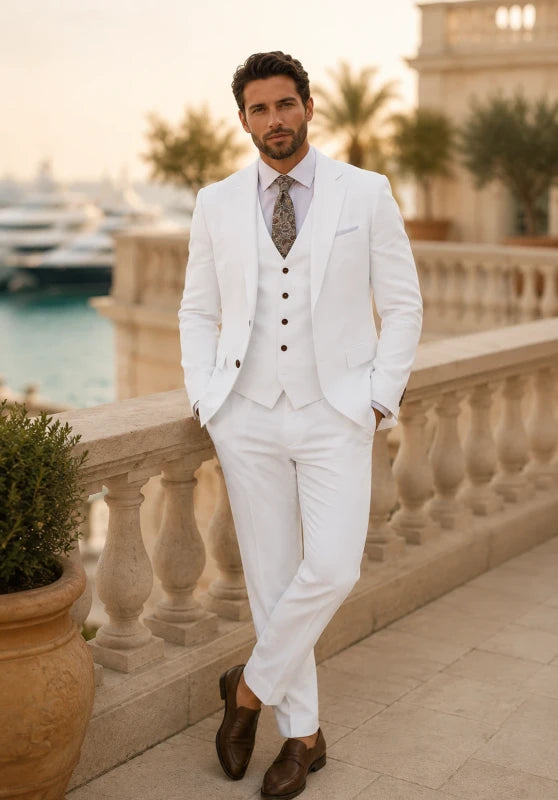 Men Linen Suit