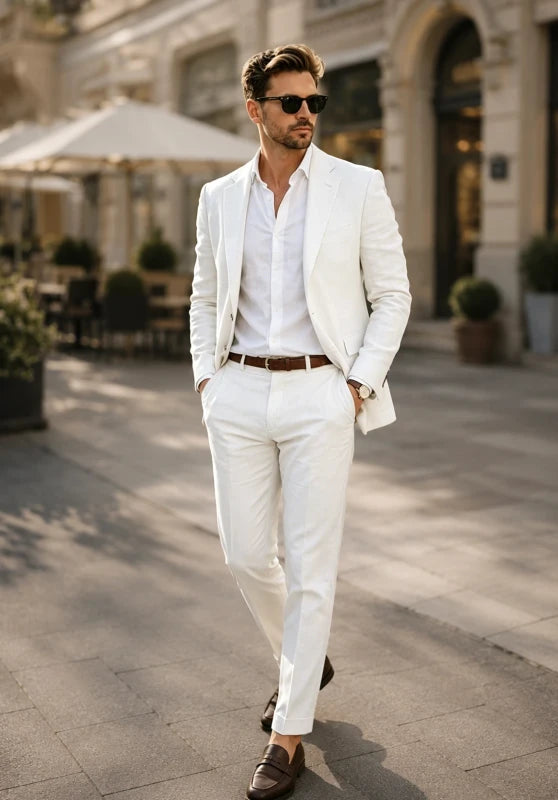 Men Linen Suit